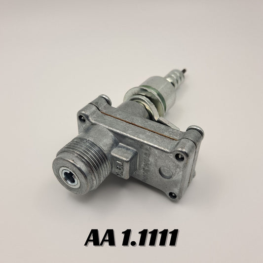Speedometer ratio adapter with a Ford ferrule end for Ford mechanical transmissions and Ford mechanical transfer cases. 'AA 1.1111' text overlay.