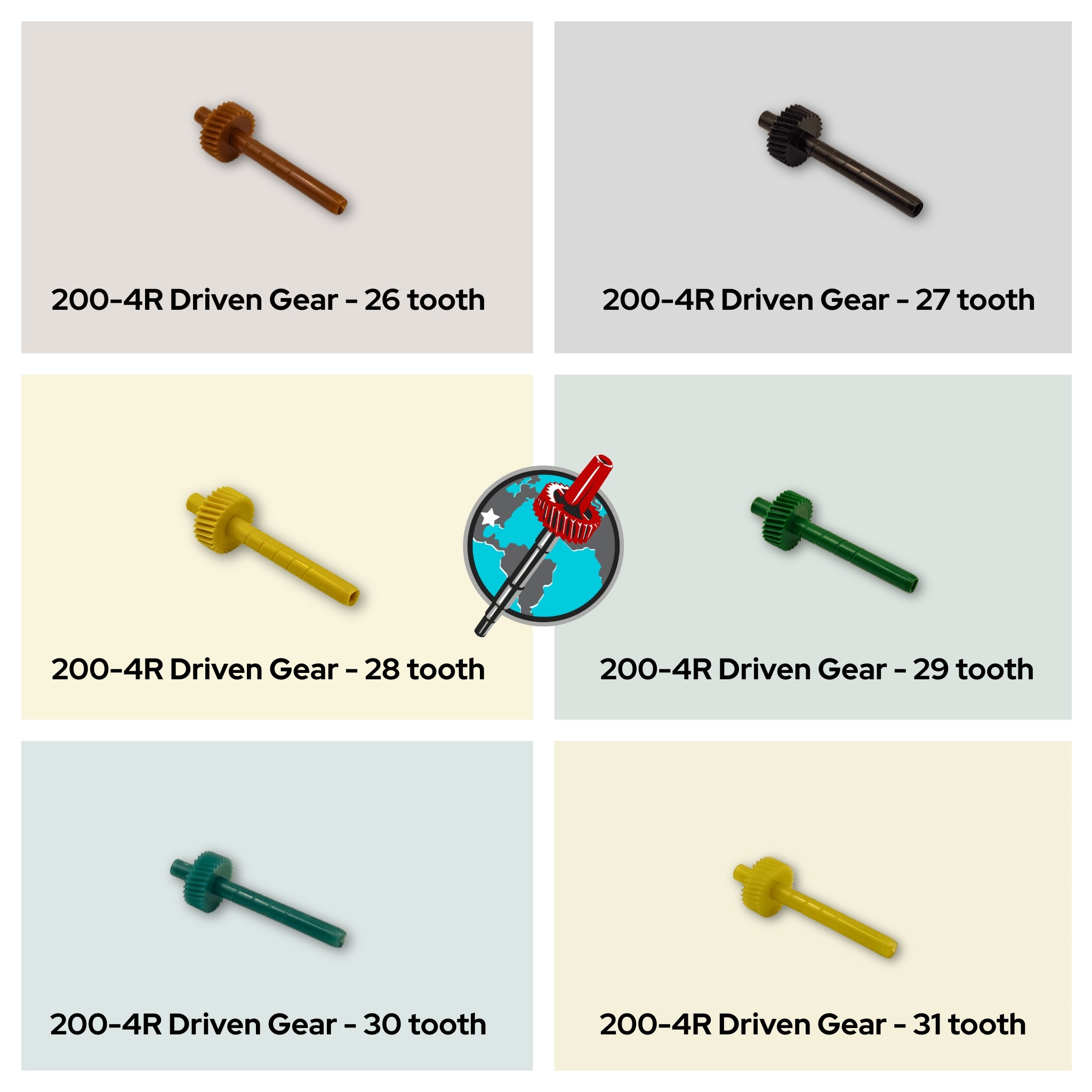 GM BOP 200-4R 31 Tooth Speedometer Driven Gear – Jim's Speedometer