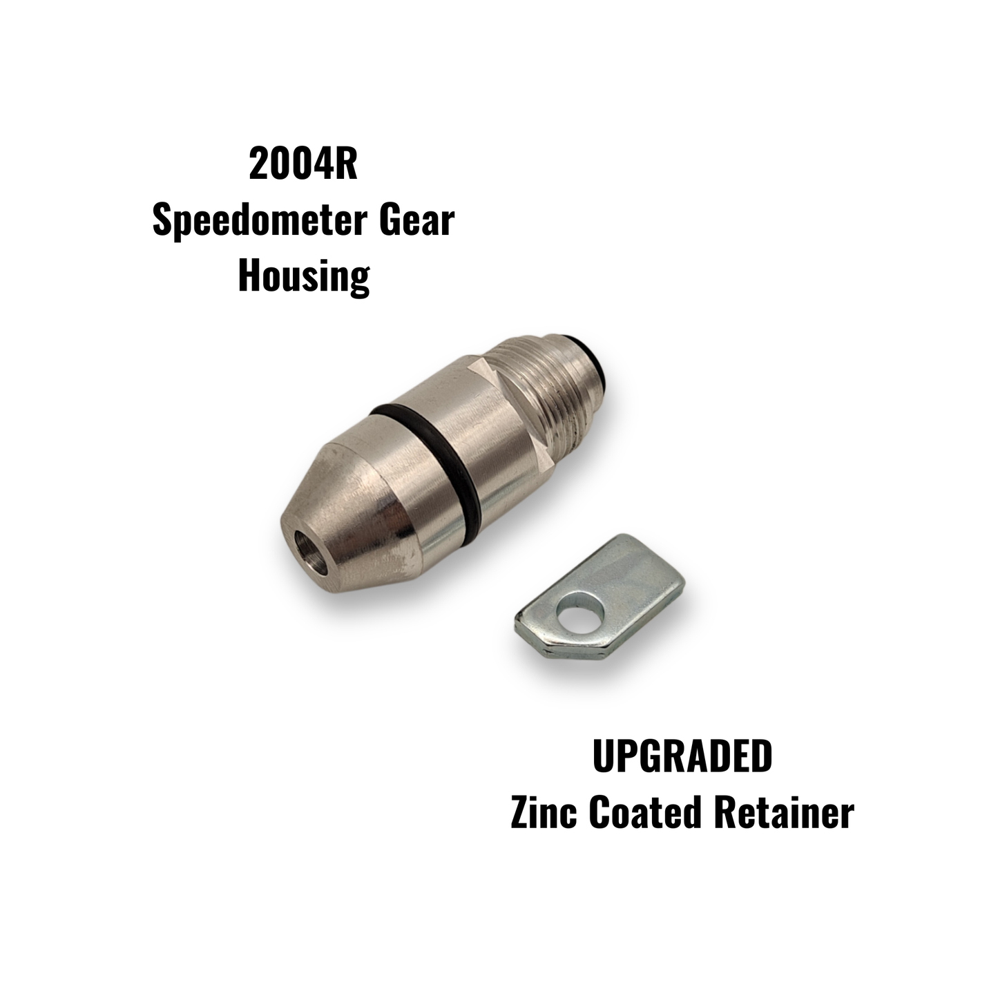 Bullet Style 2004R Speedometer Gear Housing with Retainer