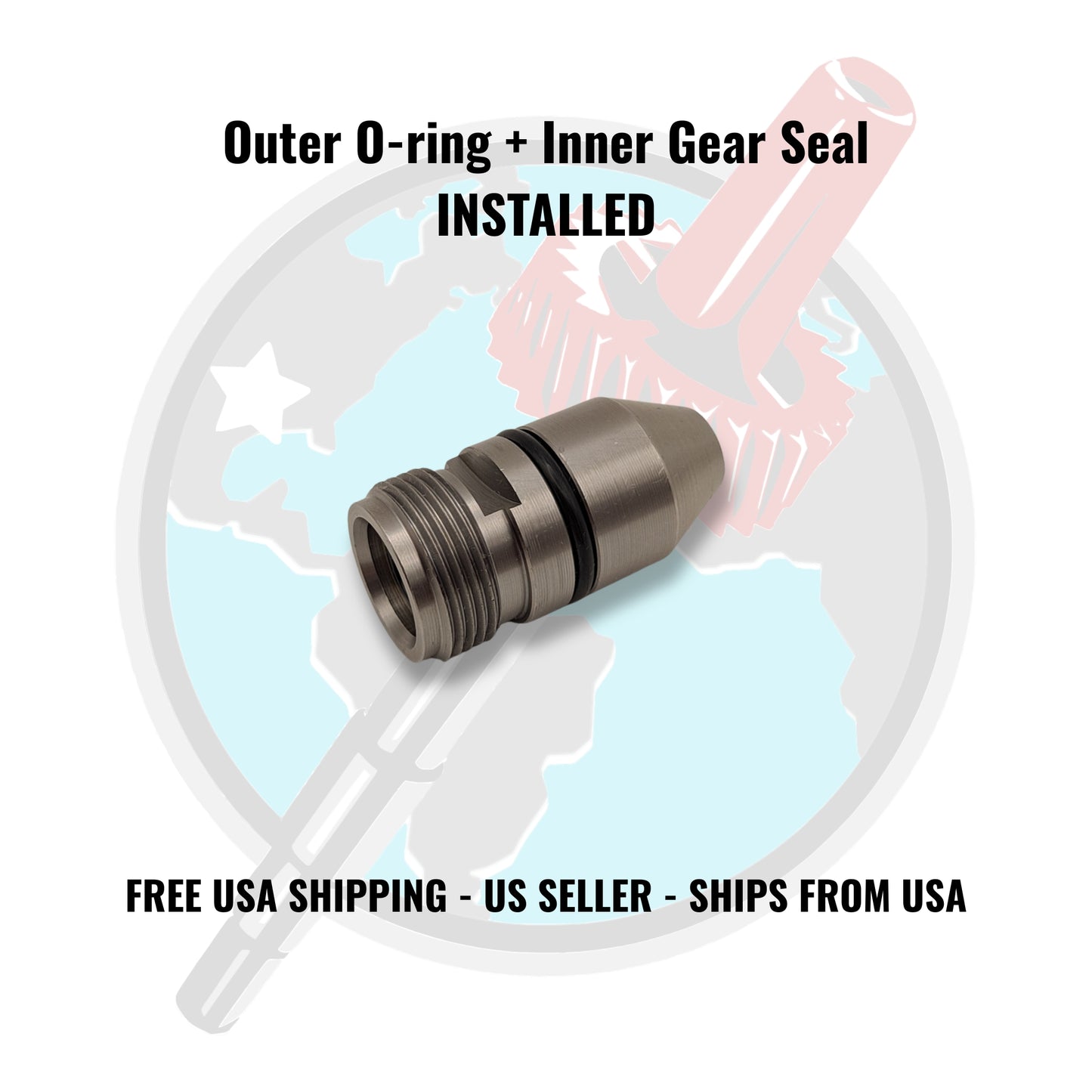 Steel Speedo Bullet Housing for Chevy TH350, Muncie, Powerglide