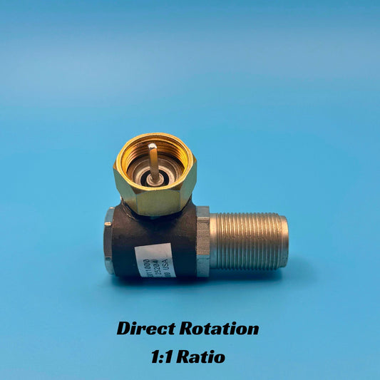 Direct Rotation 90° Degree Angle Adapter, 1:1 Ratio