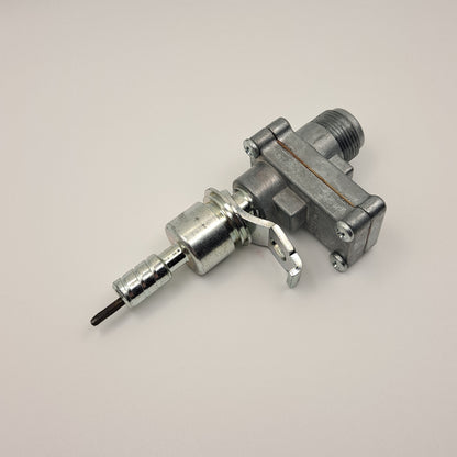 A CBI mechanical ratio adapter with a 7/8 by 18 thread on one end and a Ford ferrule on the other end so it can be used with Ford applications.