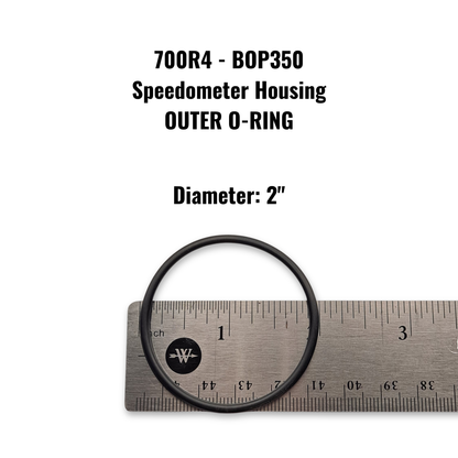 700R4 Outer O-ring for Speedometer Gear Housing, fits BOP350