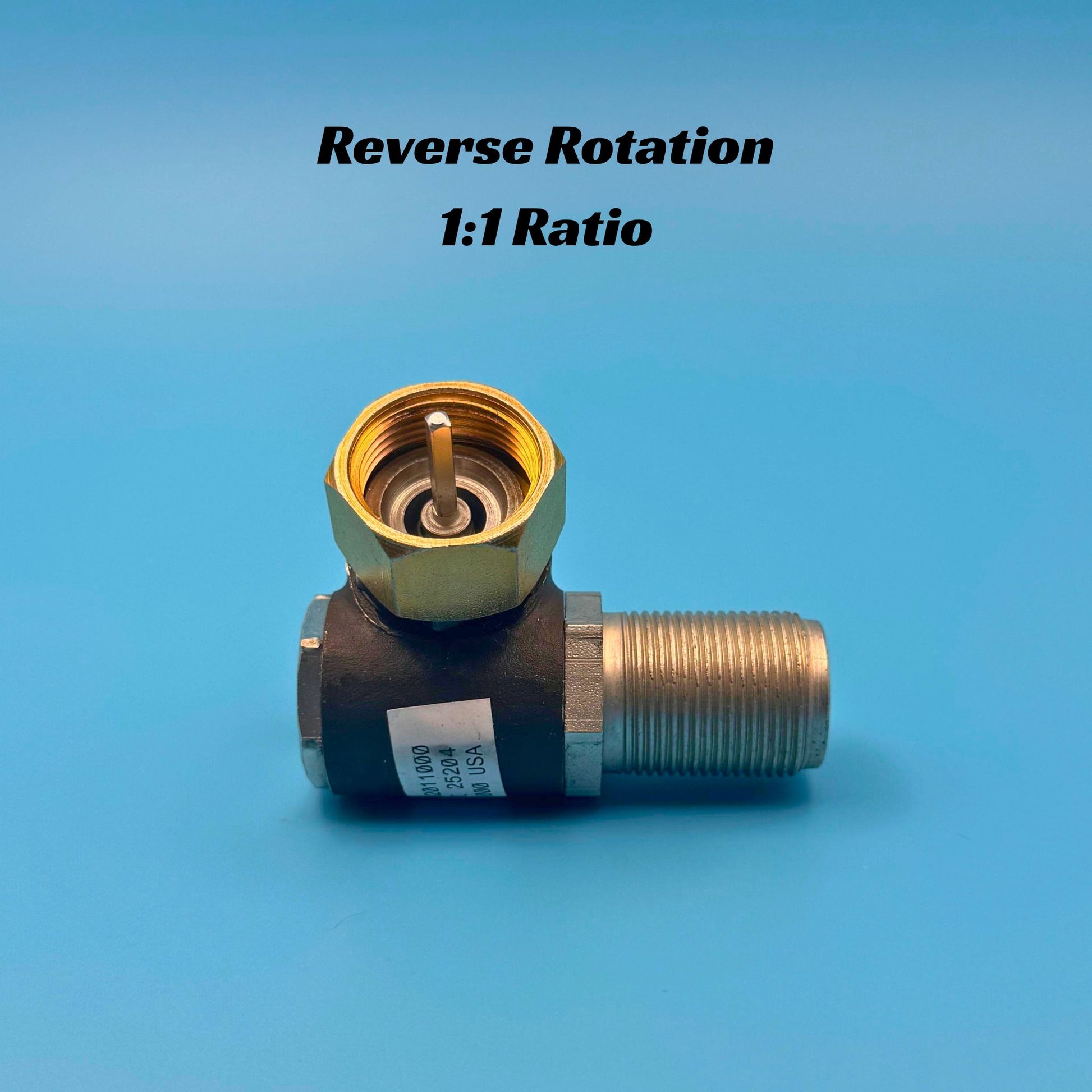 Reverse Rotation 90° Degree Angle Adapter, 1:1 Ratio